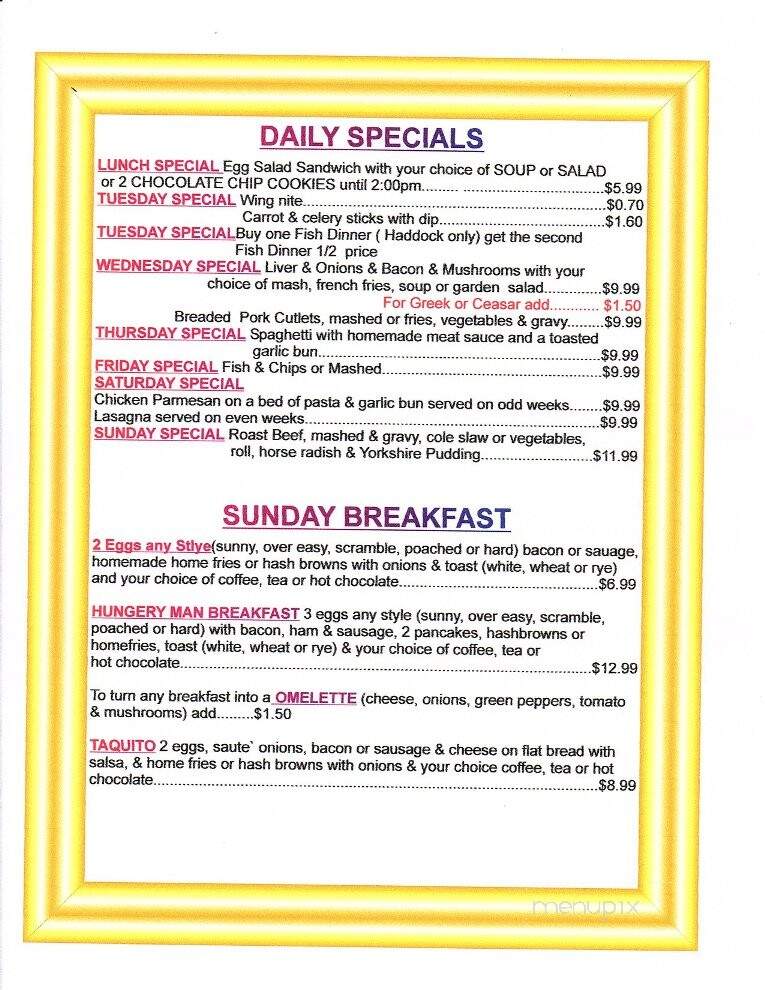Small Dimensions - Haldimand, ON menu_pic