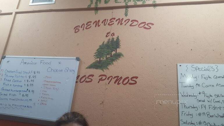Los Pinos Mexican Restaurant - Ben Wheeler, TX menu_pic