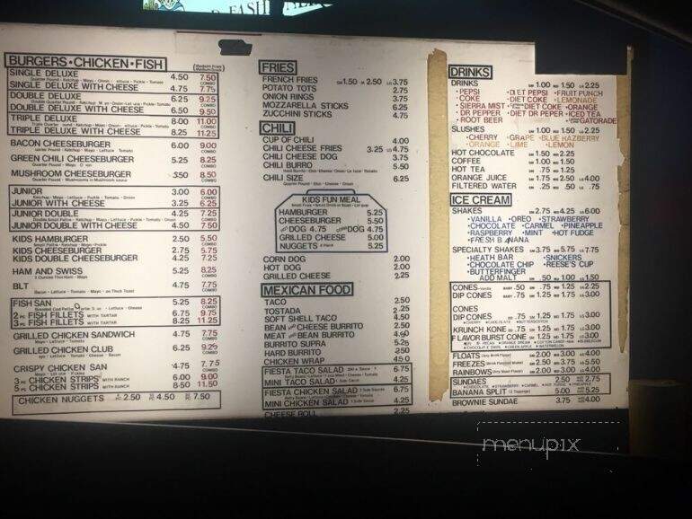R D's Drive-In - Page, AZ menu_pic