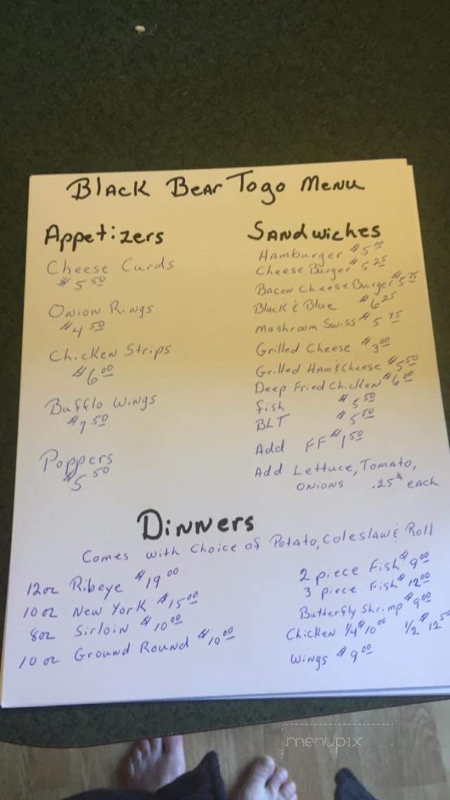 Black Bear Supper Club - Augusta, WI