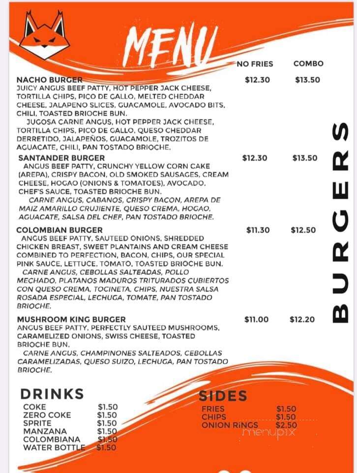 TNT Burger - Tampa, FL menu_pic