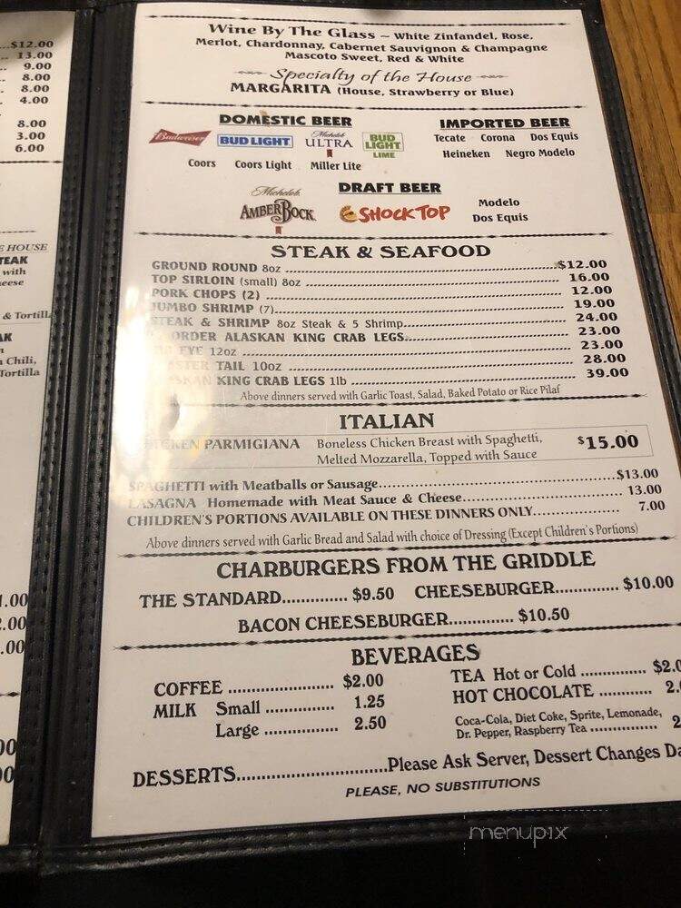 Panz Alegra Restaurant - Gallup, NM menu_pic