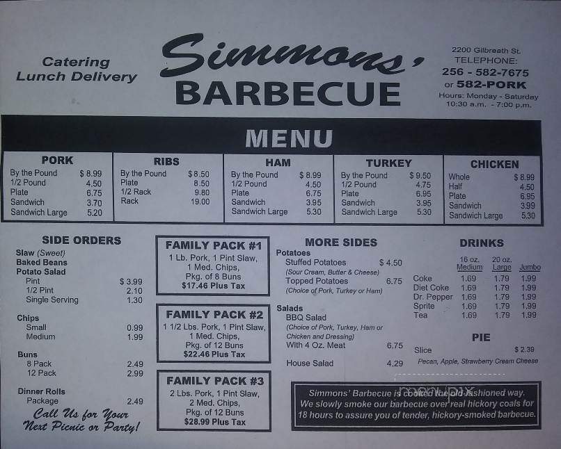 Simmons Bar-Be-Cue - Guntersville, AL