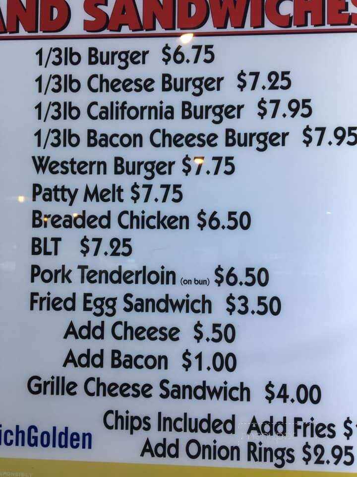 Willard's Saloon & Eatery - Backus, MN menu_pic