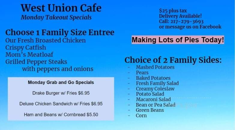 Illinois One Cafe - West Union, IL