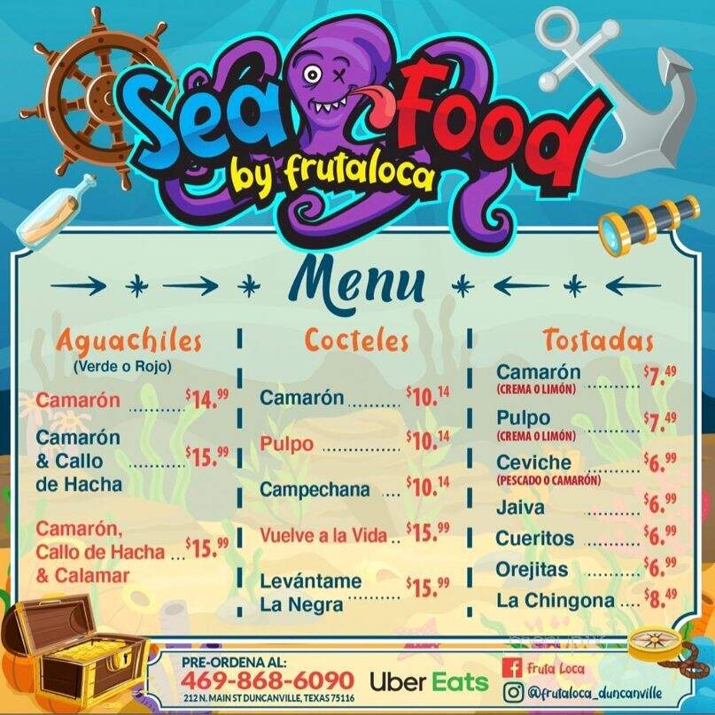 Fruta Loca - Duncanville, TX menu_pic