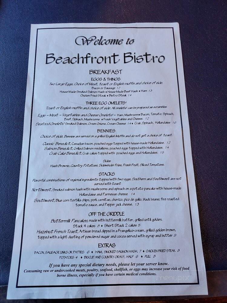 Beachfront Bistro - Brookings, OR