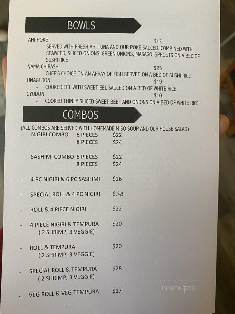 Nogi - Atascadero, CA menu_pic