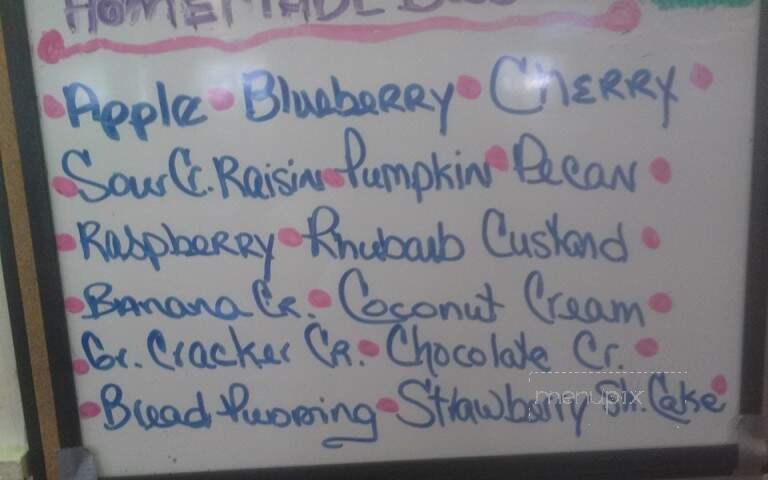 Town & Country Cafe - Kellogg, MN menu_pic
