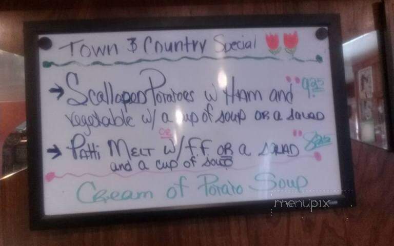 Town & Country Cafe - Kellogg, MN menu_pic