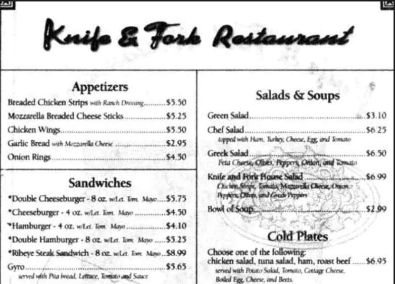 Knife & Fork Restaurant - Monroe, NC