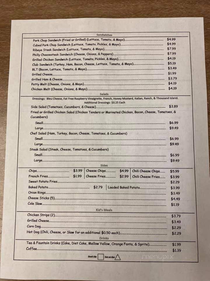Calabrese Club - Westerly, RI menu_pic