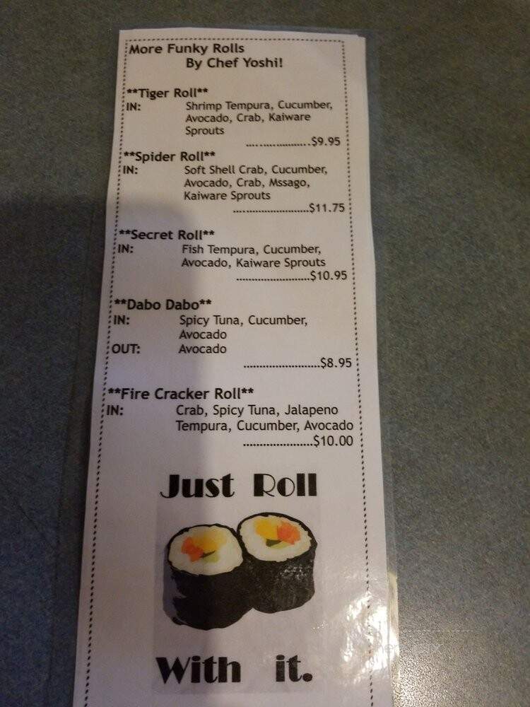 Hamasato Japanese Restaurant - Santa Maria, CA menu_pic
