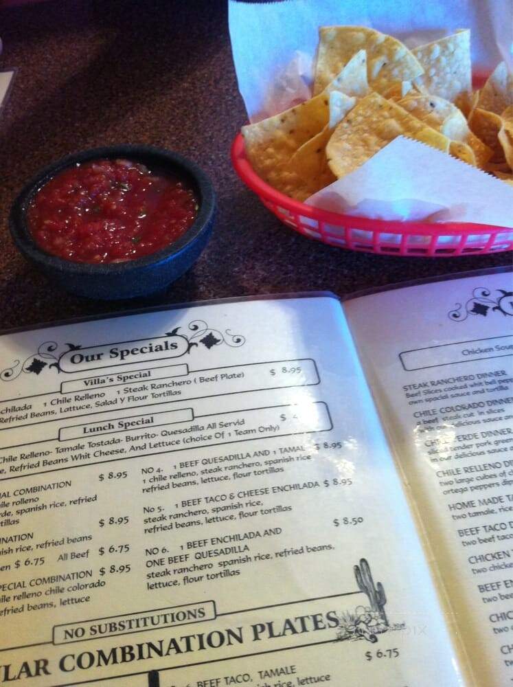 La Villa Mexican Restaurant - Bethel Island, CA menu_pic