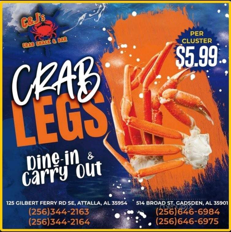 C & J's Crab Shack & Bar - Gadsden, AL
