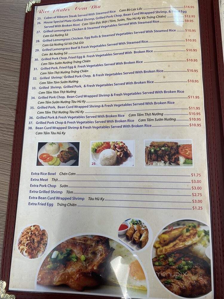 Pho Real - Keller, TX menu_pic