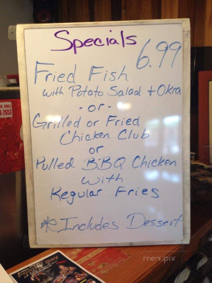 Cafe Dupre's Seafood Restaurant - Mccomb, MS menu_pic