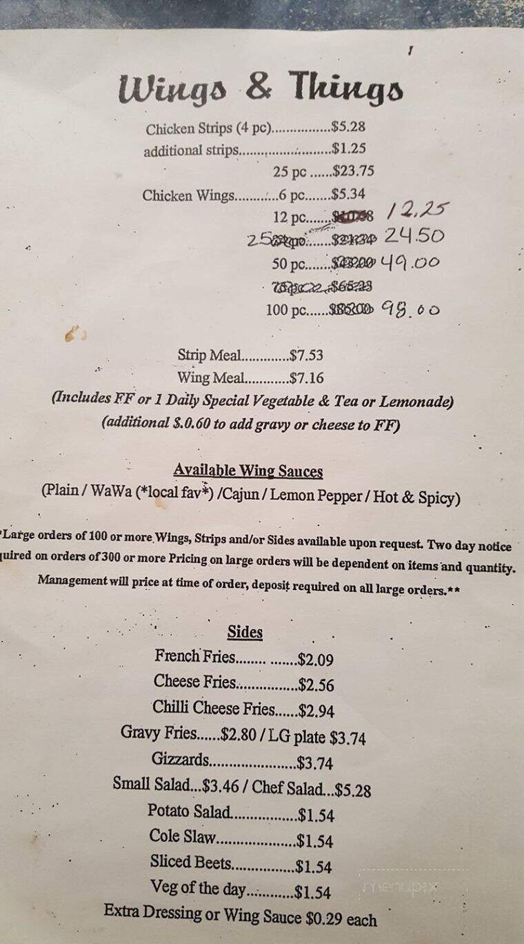 Mama's Kitchen - Rockingham, NC menu_pic