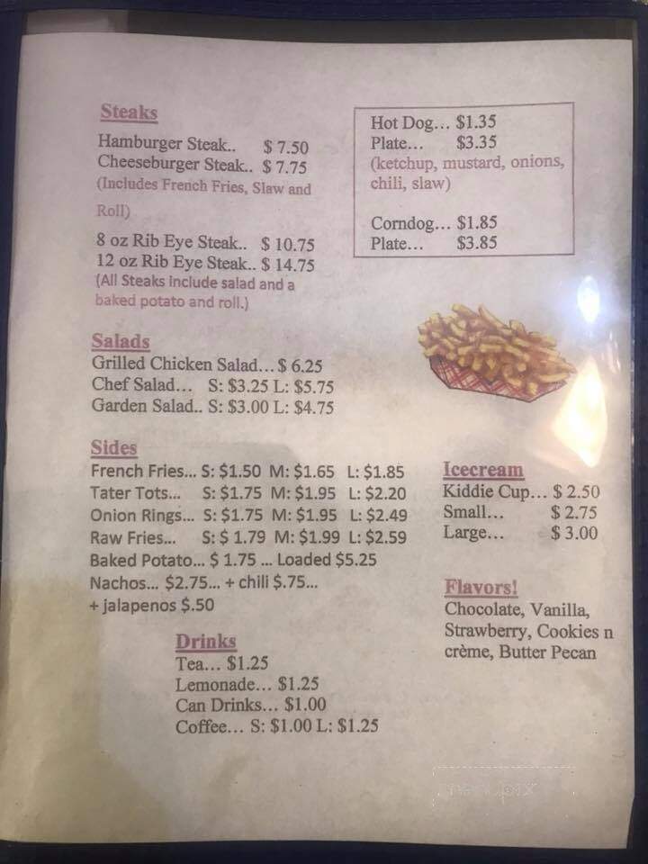Brenda Kay's Kountry Cafe - Kershaw, SC menu_pic