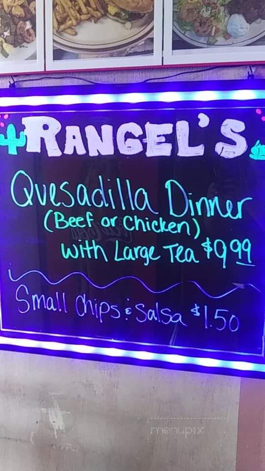 Rangel's Family Restaurant - Winters, TX menu_pic