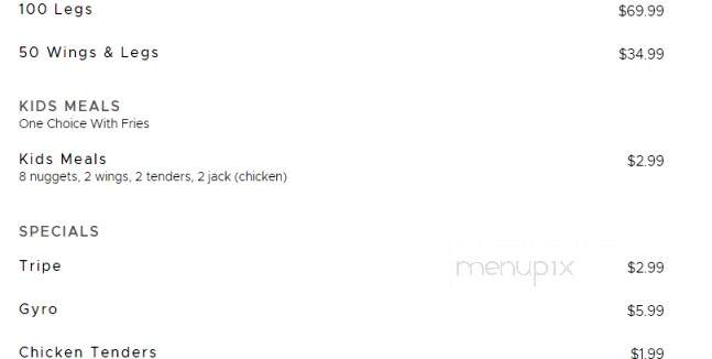 J J Fish & Chicken - North Las Vegas, NV menu_pic