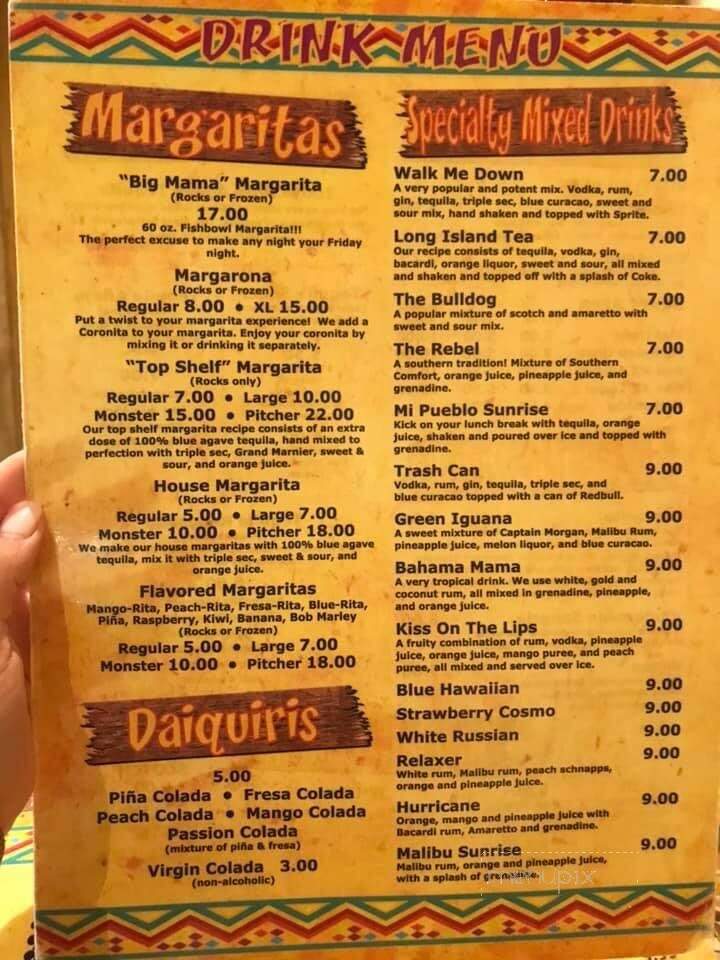 Mi Pueblo - Ripley, MS menu_pic