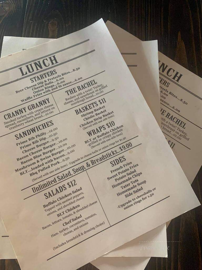 2nd Street Station - Watertown, SD menu_pic
