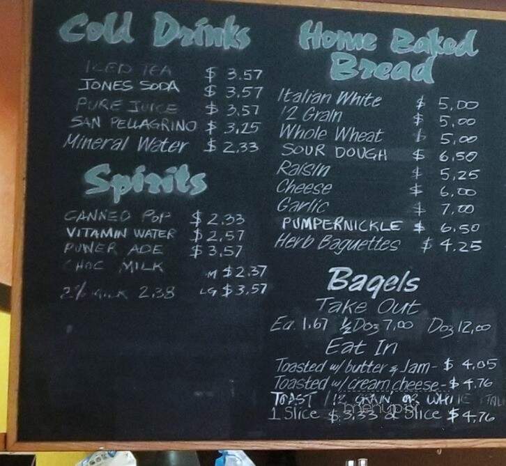 Rocky Mountain Pizza & Bakery - Powell River, BC menu_pic