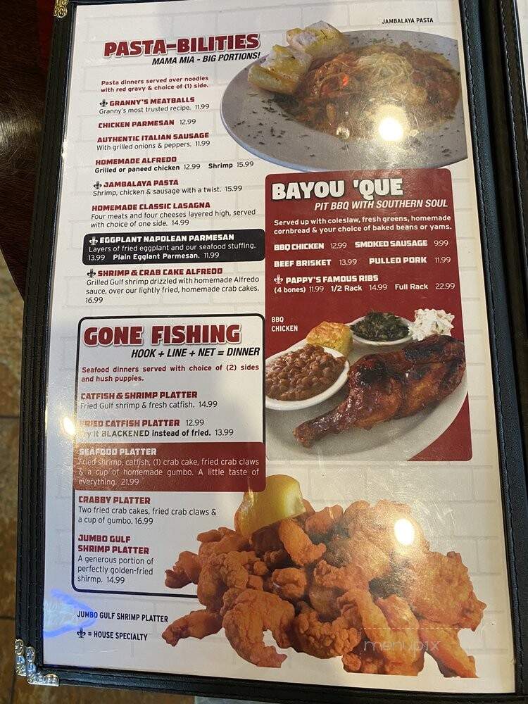 Yum Yums Cafe - Pearl River, LA menu_pic