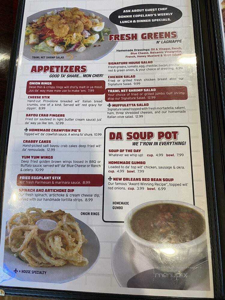 Yum Yums Cafe - Pearl River, LA menu_pic