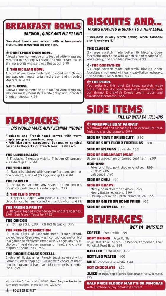 Yum Yums Cafe - Pearl River, LA menu_pic