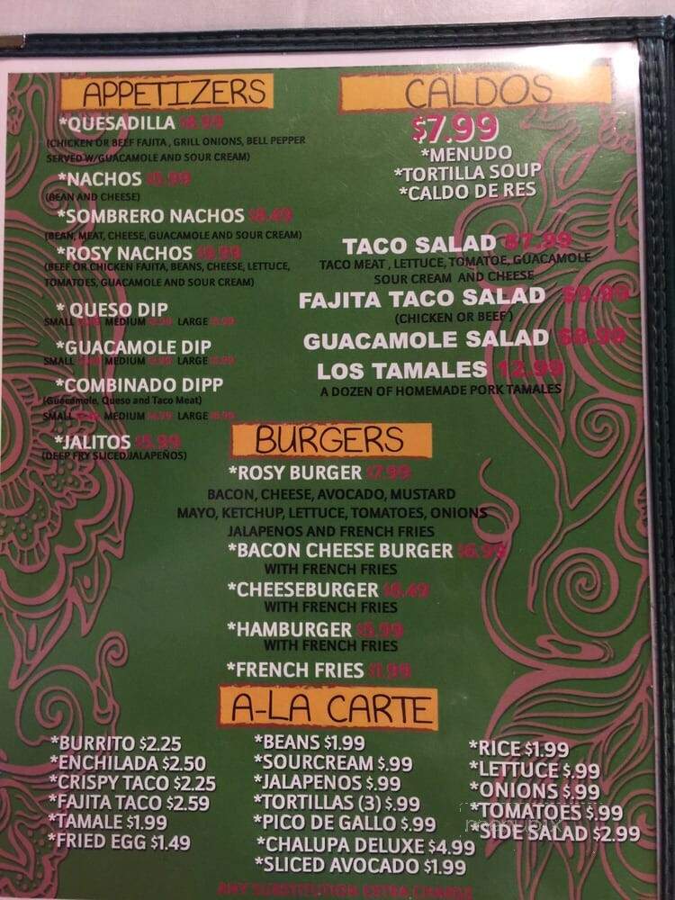 Rosita's Mexican Restaurant - Llano, TX