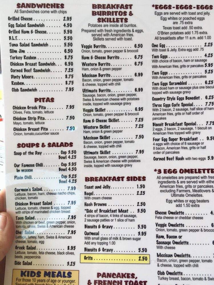 Bob E's Super Chief - Pontiac, MI menu_pic