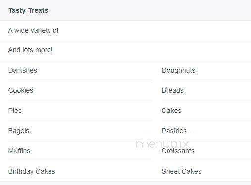 Elleson's Bakery - Sycamore, IL menu_pic