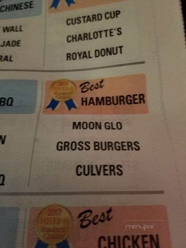 Moon-Glo - Danville, IL menu_pic