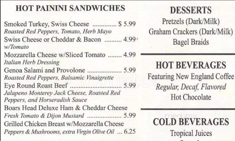 Bagel Train - Yardley, PA menu_pic