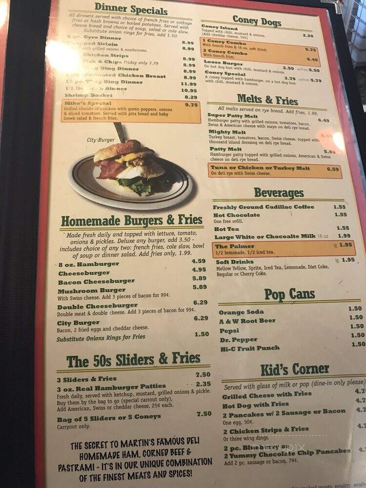 Martin's Ham & Cornbeef - Center Line, MI menu_pic