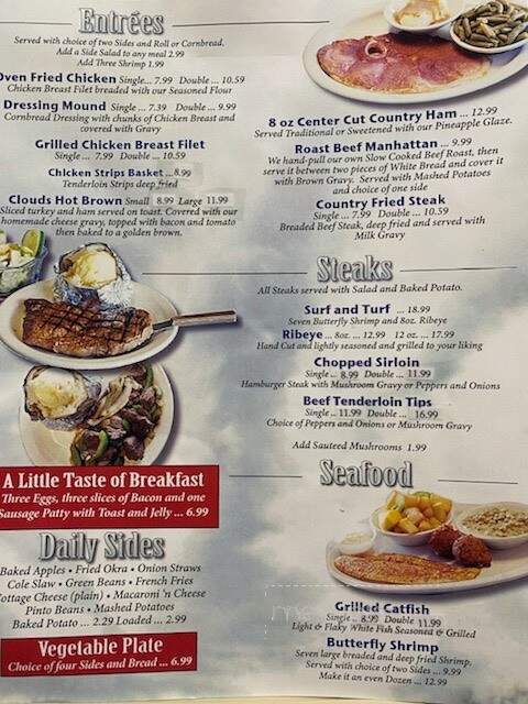 Champs Country Cooking - McDowell, KY menu_pic