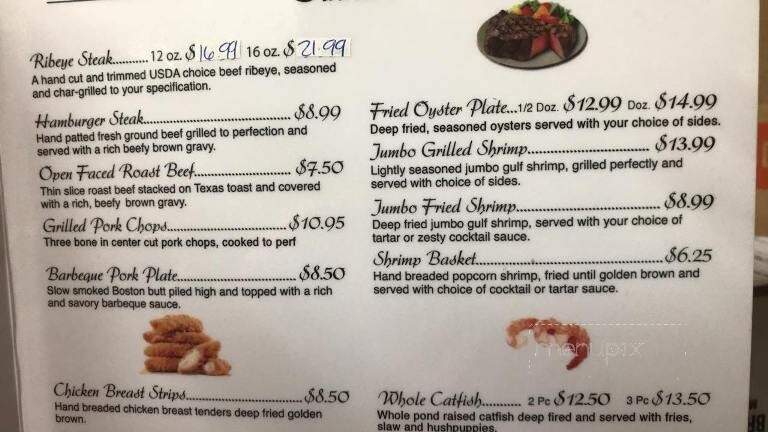 Ram Shack - Vardaman, MS menu_pic