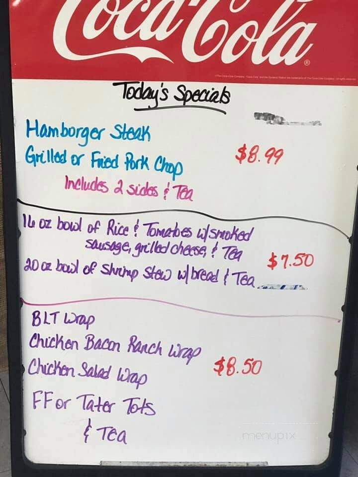 Dixon's Grocery & Grill - Wallace, NC menu_pic