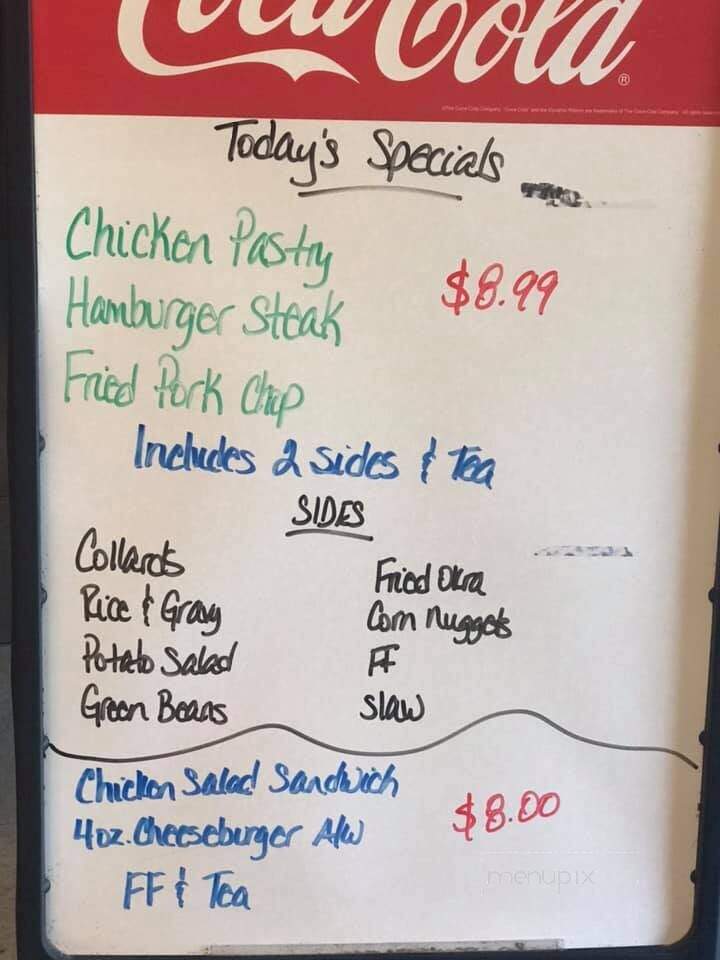 Dixon's Grocery & Grill - Wallace, NC menu_pic