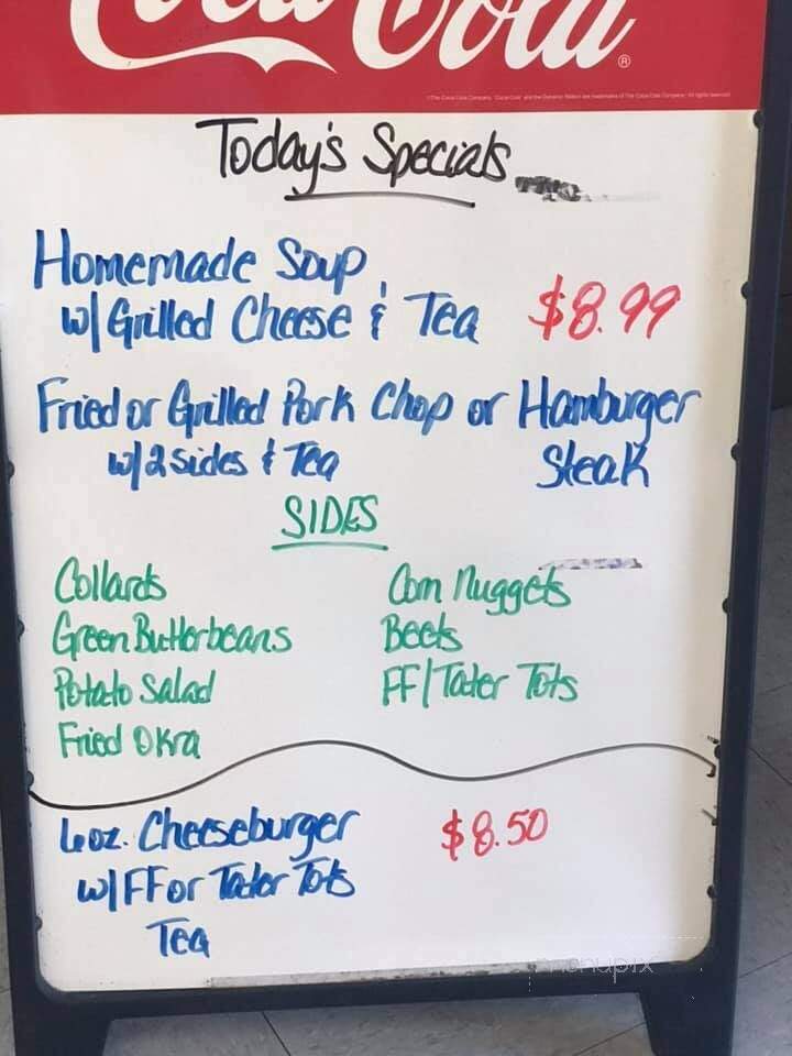 Dixon's Grocery & Grill - Wallace, NC menu_pic