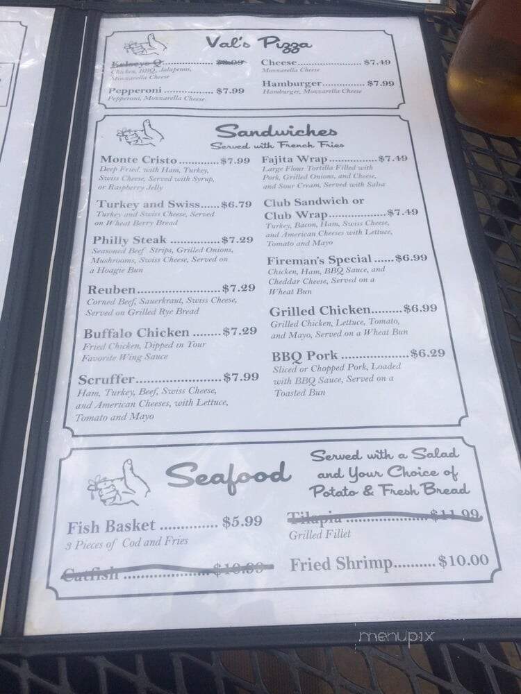 Val's It's About Time - Altus, OK menu_pic