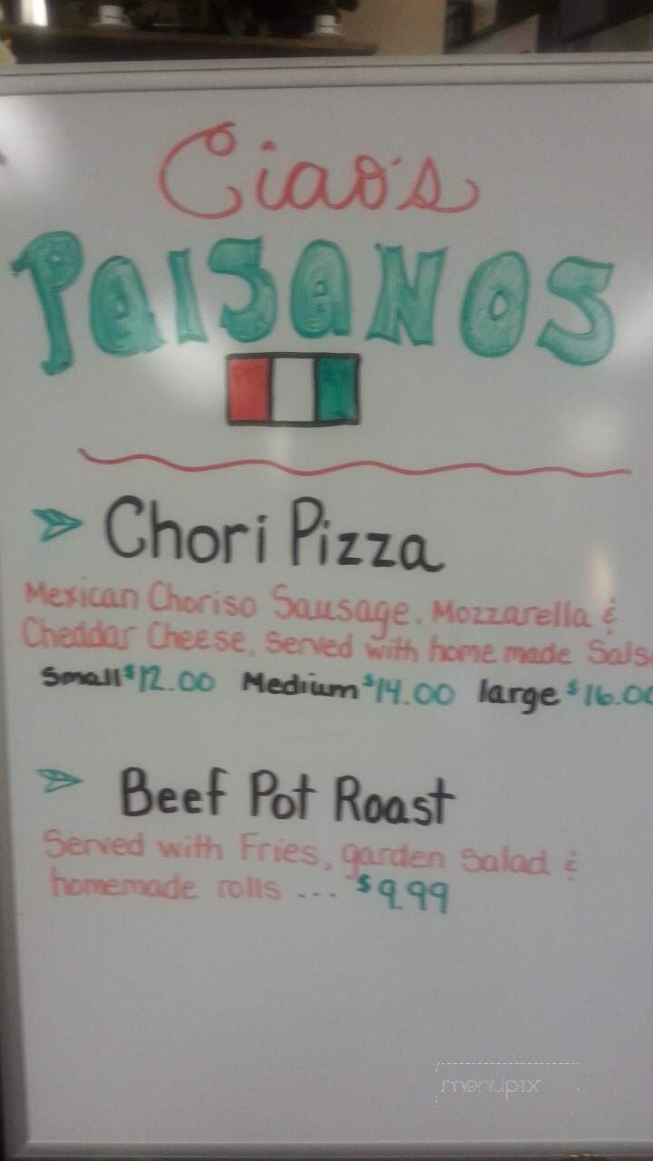 Ciao's Pizza & Italian Rest - Lykens, PA