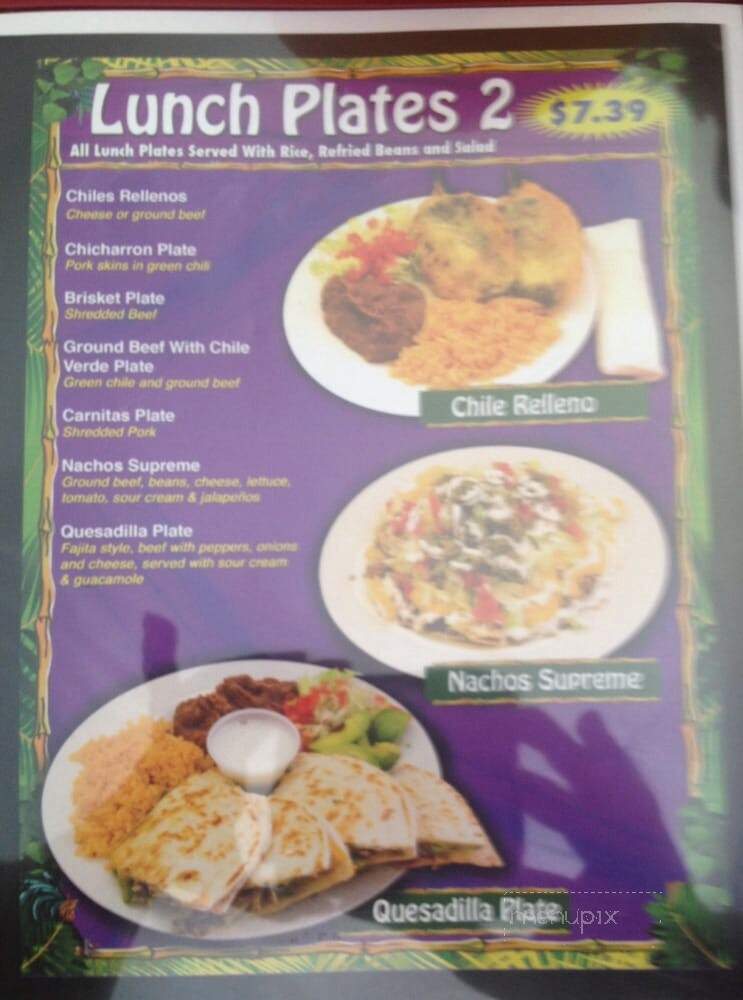 Burritos Plus - Hereford, TX menu_pic