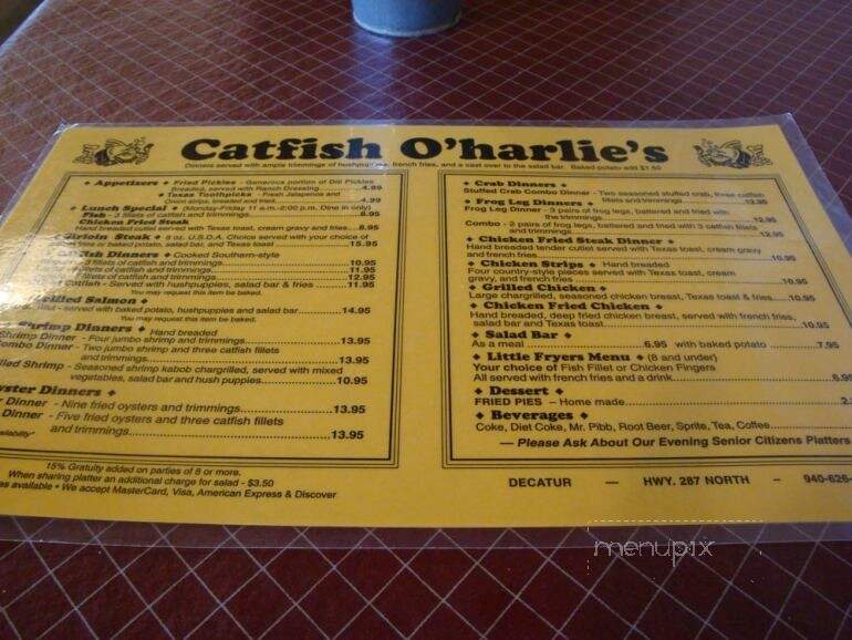Catfish Oharlies - Decatur, TX