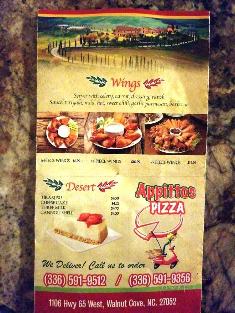 Appittos Pizza - Walnut Cove, NC