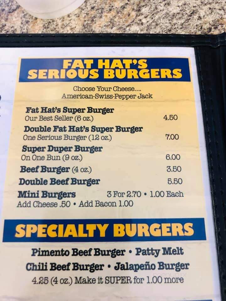Fat Hat's Grill - Sweetwater, TN