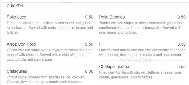 Toro Loco III - Wheelersburg, OH menu_pic