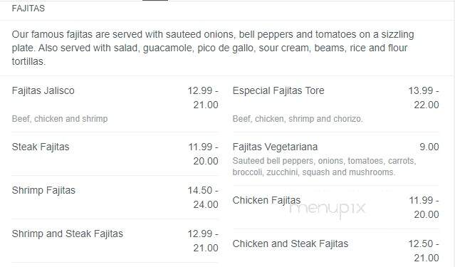 Toro Loco III - Wheelersburg, OH menu_pic
